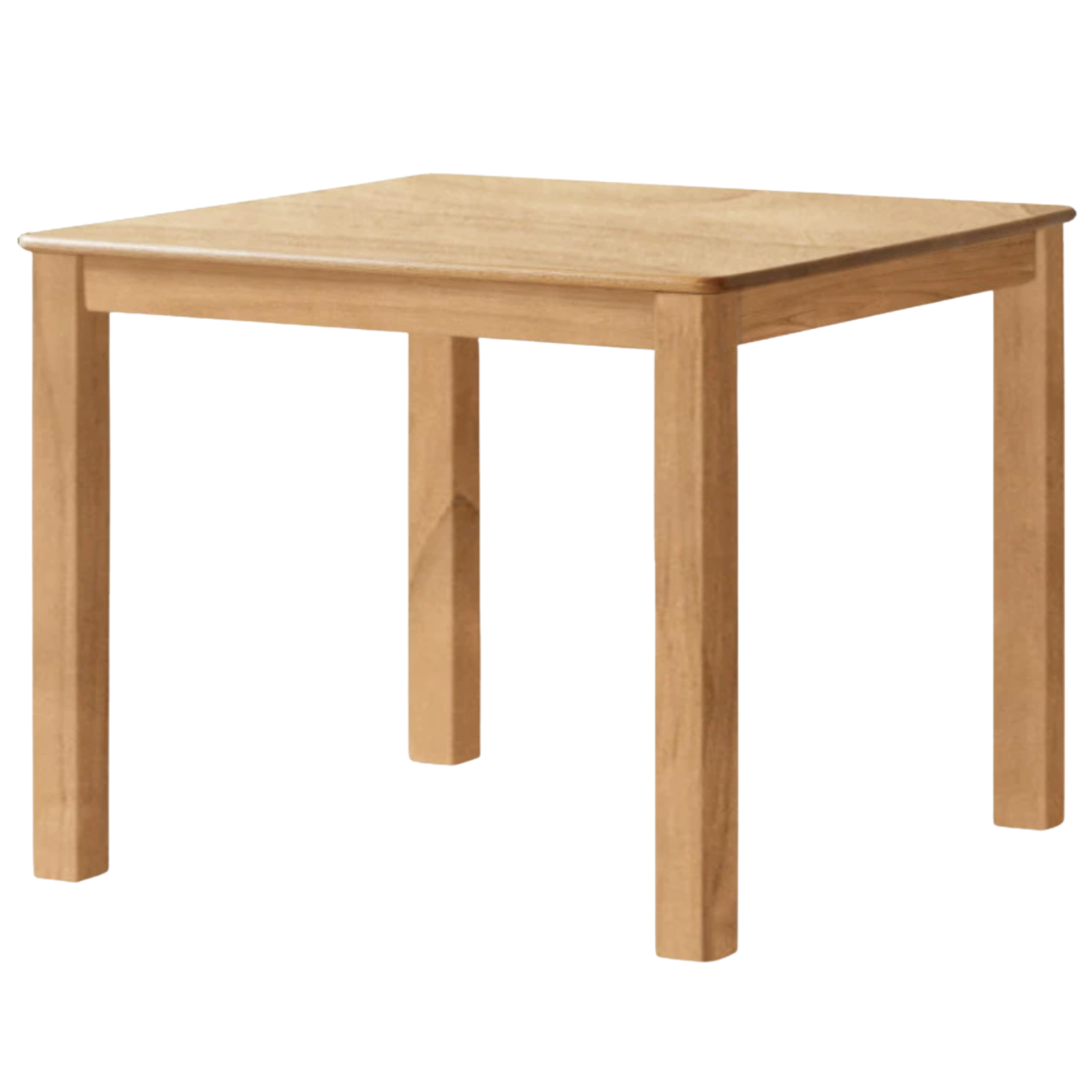 Oak, Solid Rubberwood Square Modern Dining Table