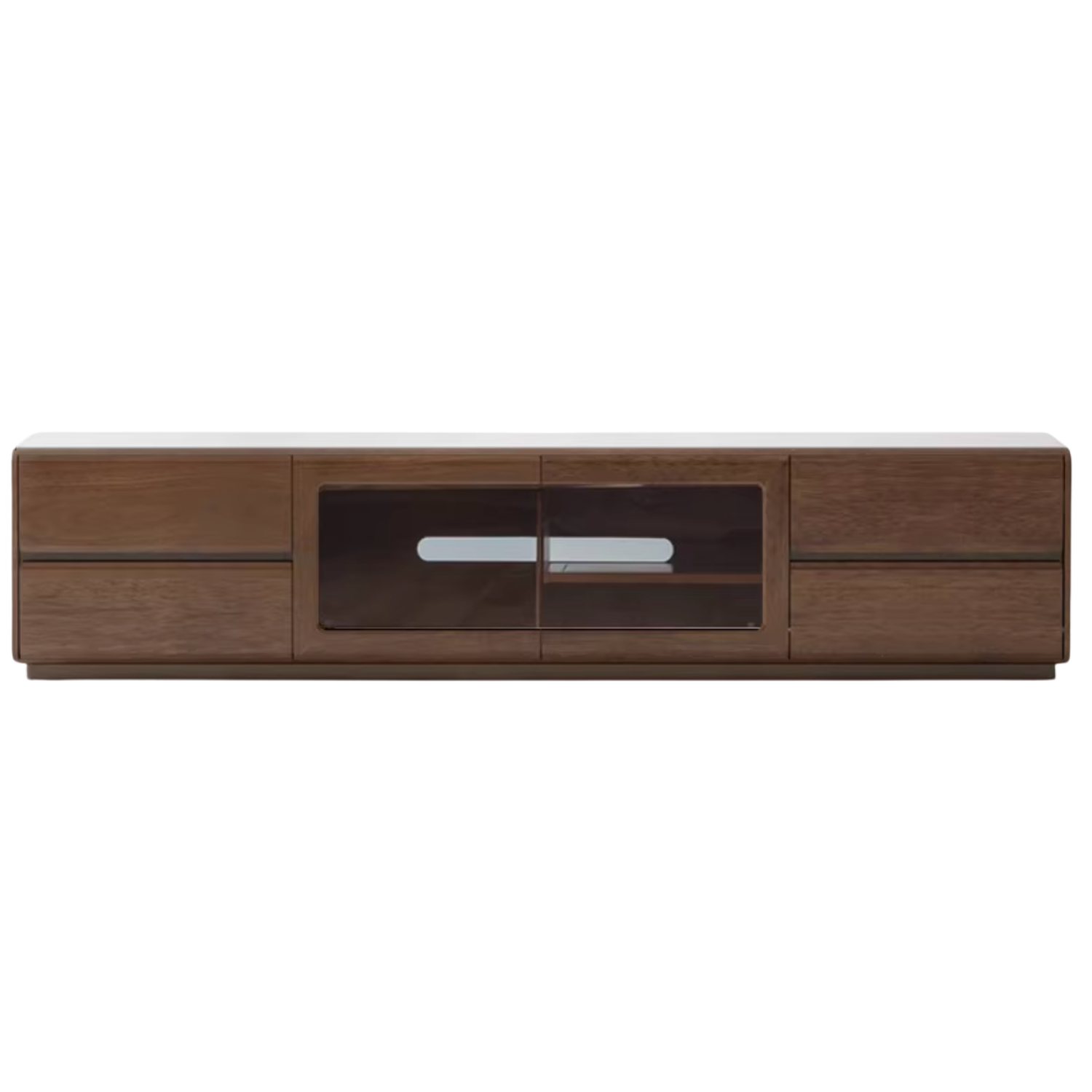 Black Walnut, Sandalwood, Ash Solid Wood Floor TV Cabinet.