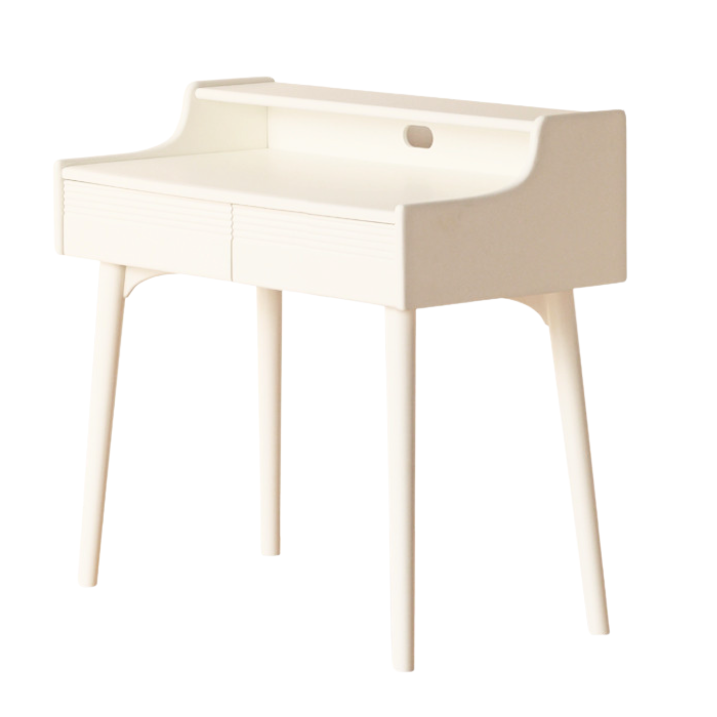 Poplar Solid Wood Dressing Table,computer desk Cream Style