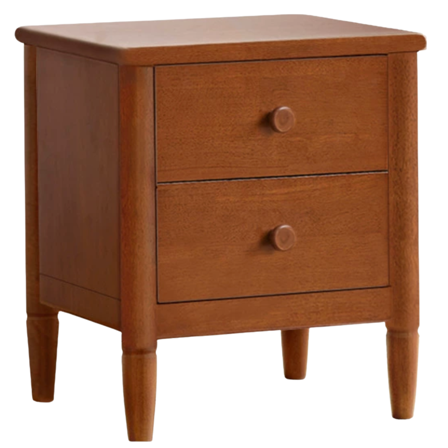 Poplar, Solid Rubberwood American Kids Nightstand