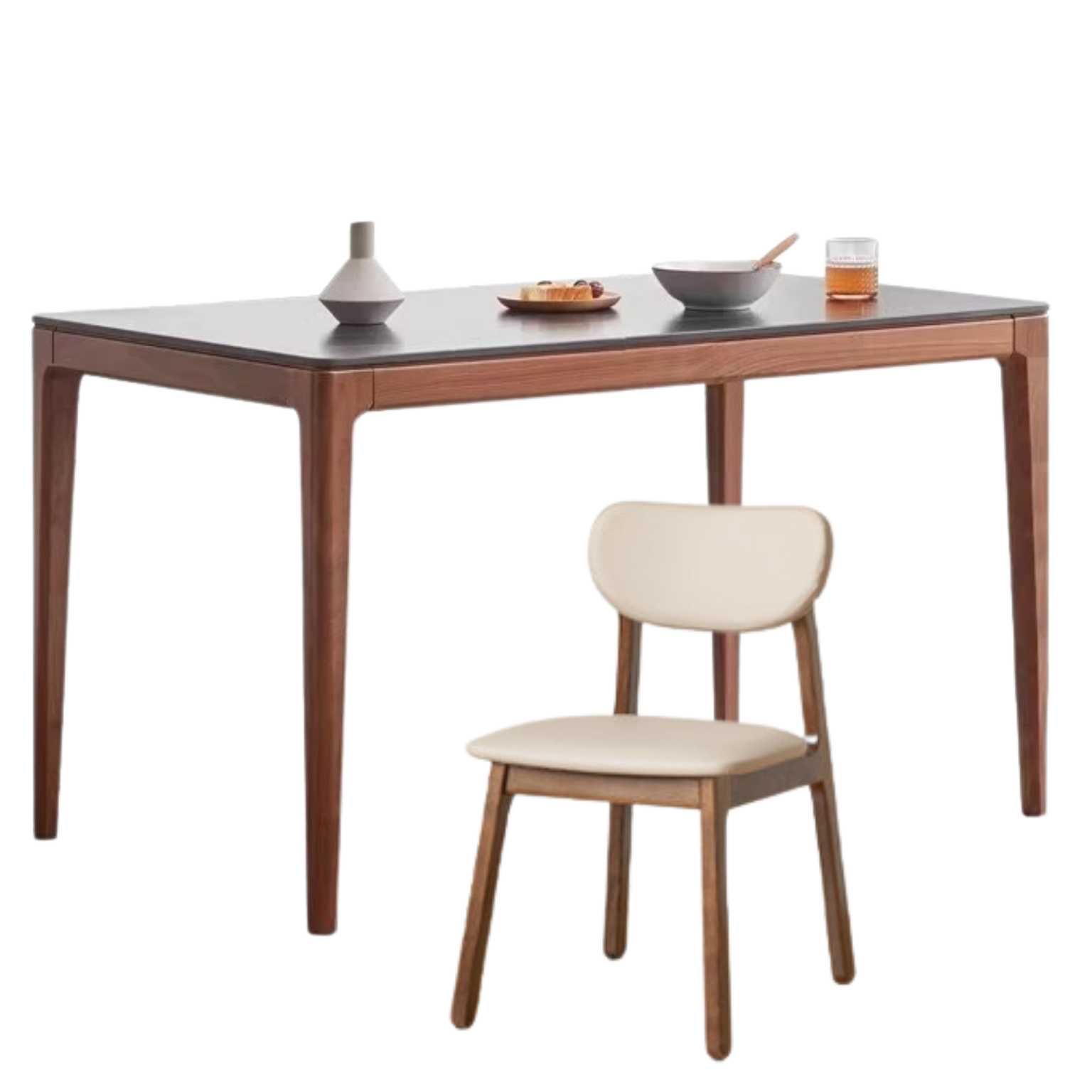 Black Walnut Dining Tables With Slate Top