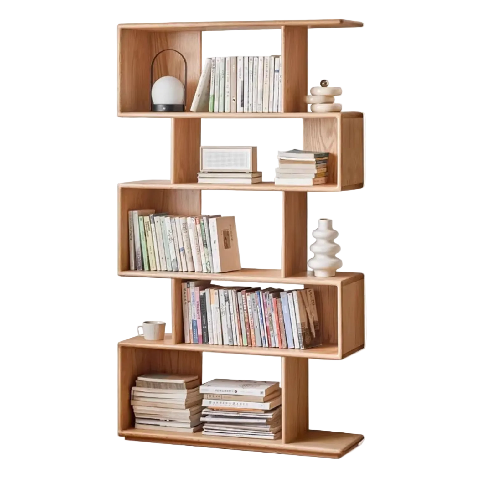 Oak Solid Wood Japanese Style Bookcase
