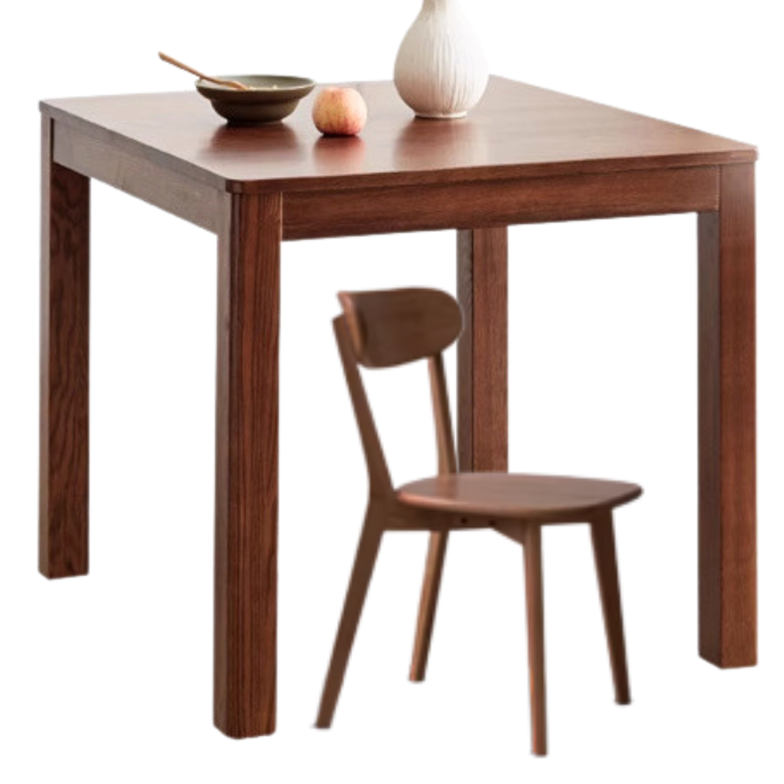 Oak Solid Wood Square Dining Table