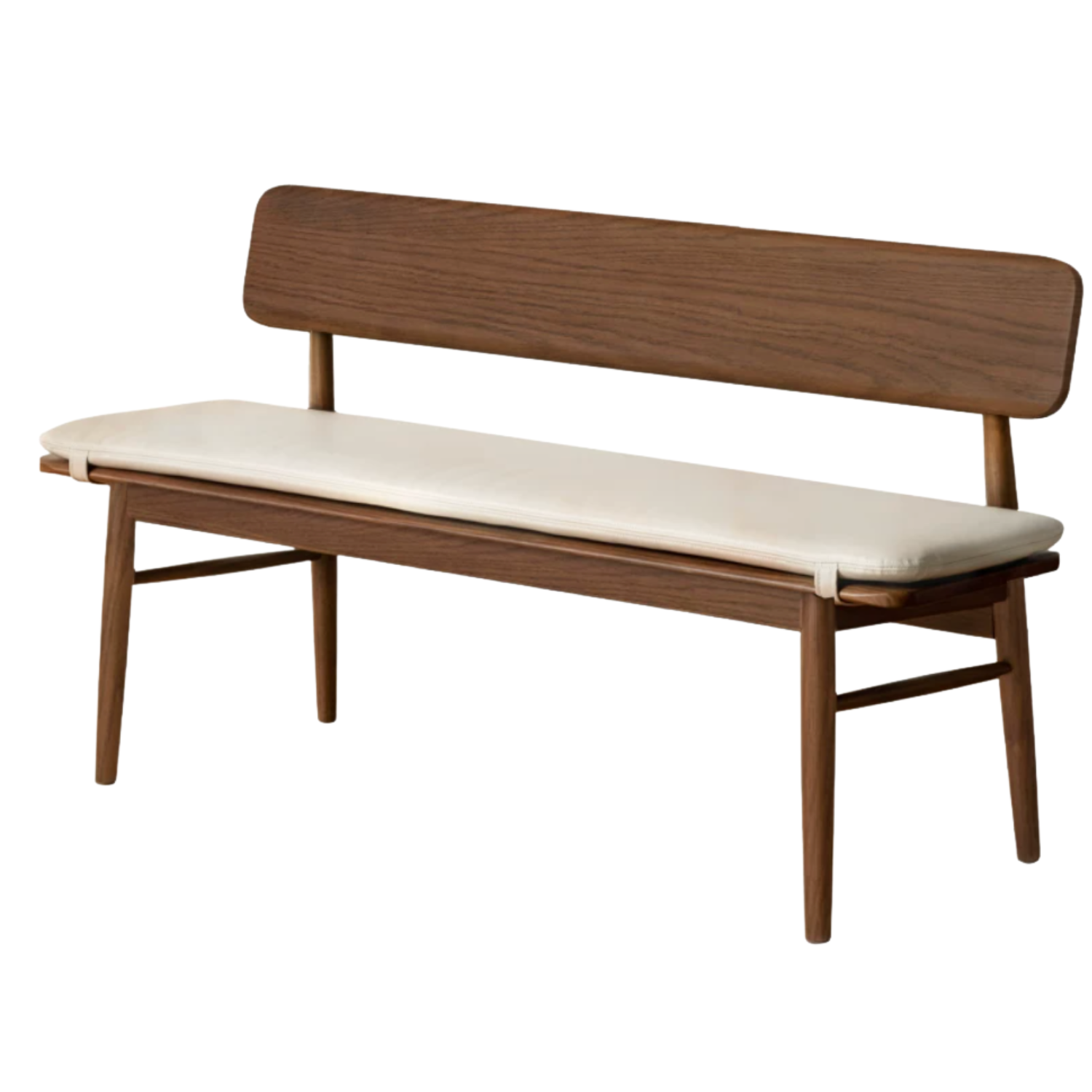 Black Walnut, Oak Solid Wood Long Bench