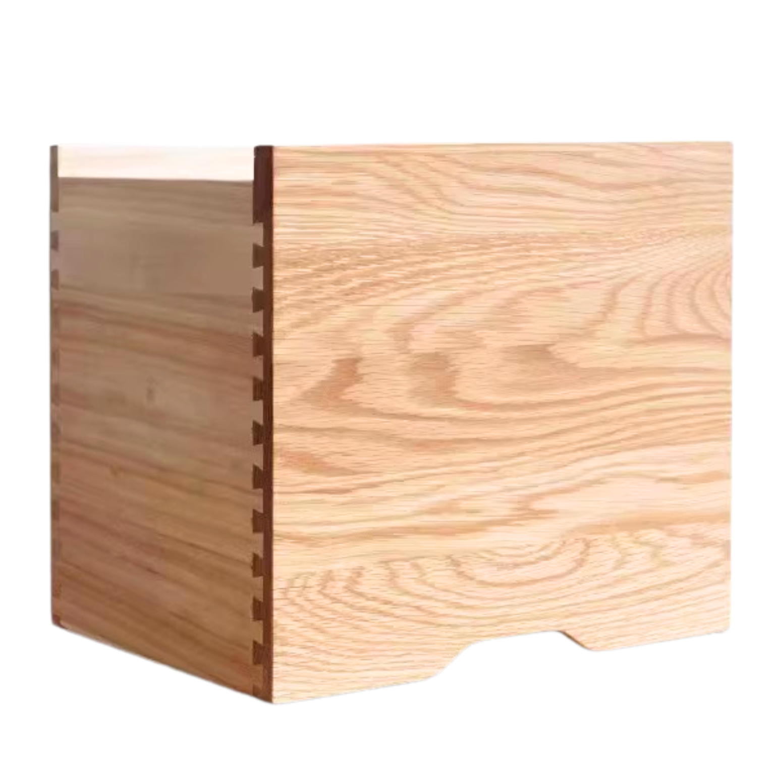 Oak Solid Wood Bookshelf Free Combination Floor-to-ceiling Lattice Cabinet