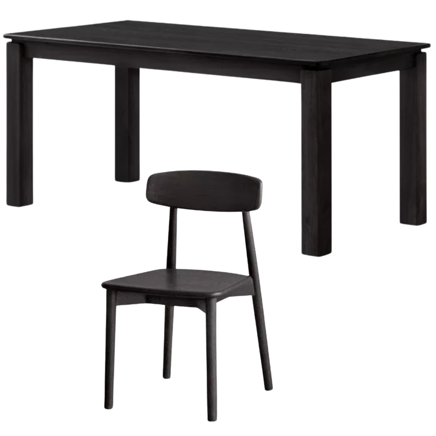 Oak, Ash Solid Wood Dining Table Modern and Simple