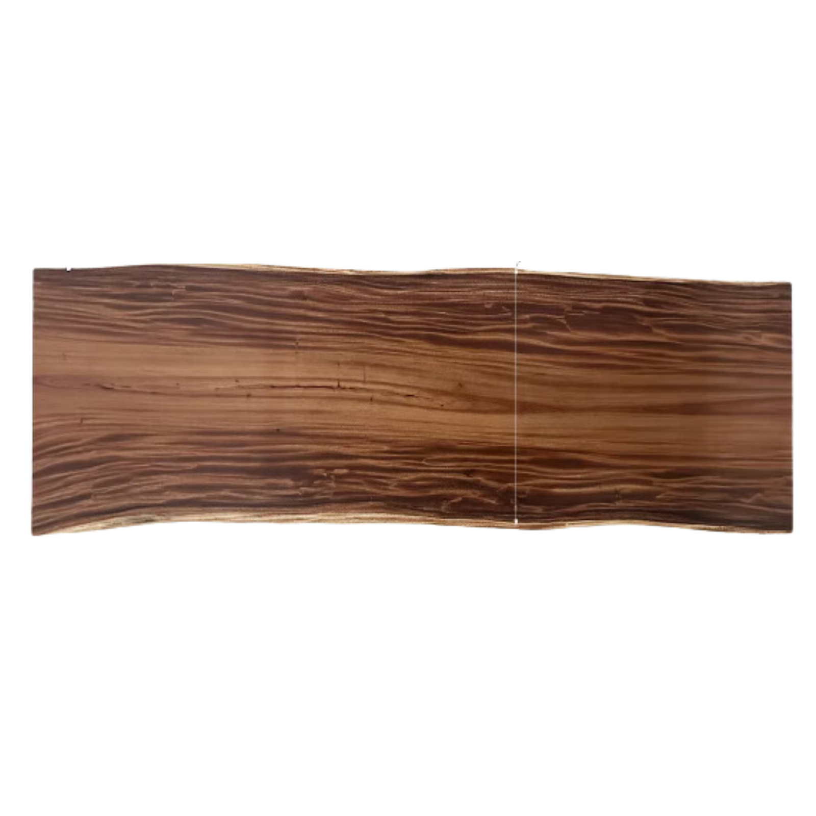Black Walnut Solid Wood Natural Edge Large Top For Dining Table.