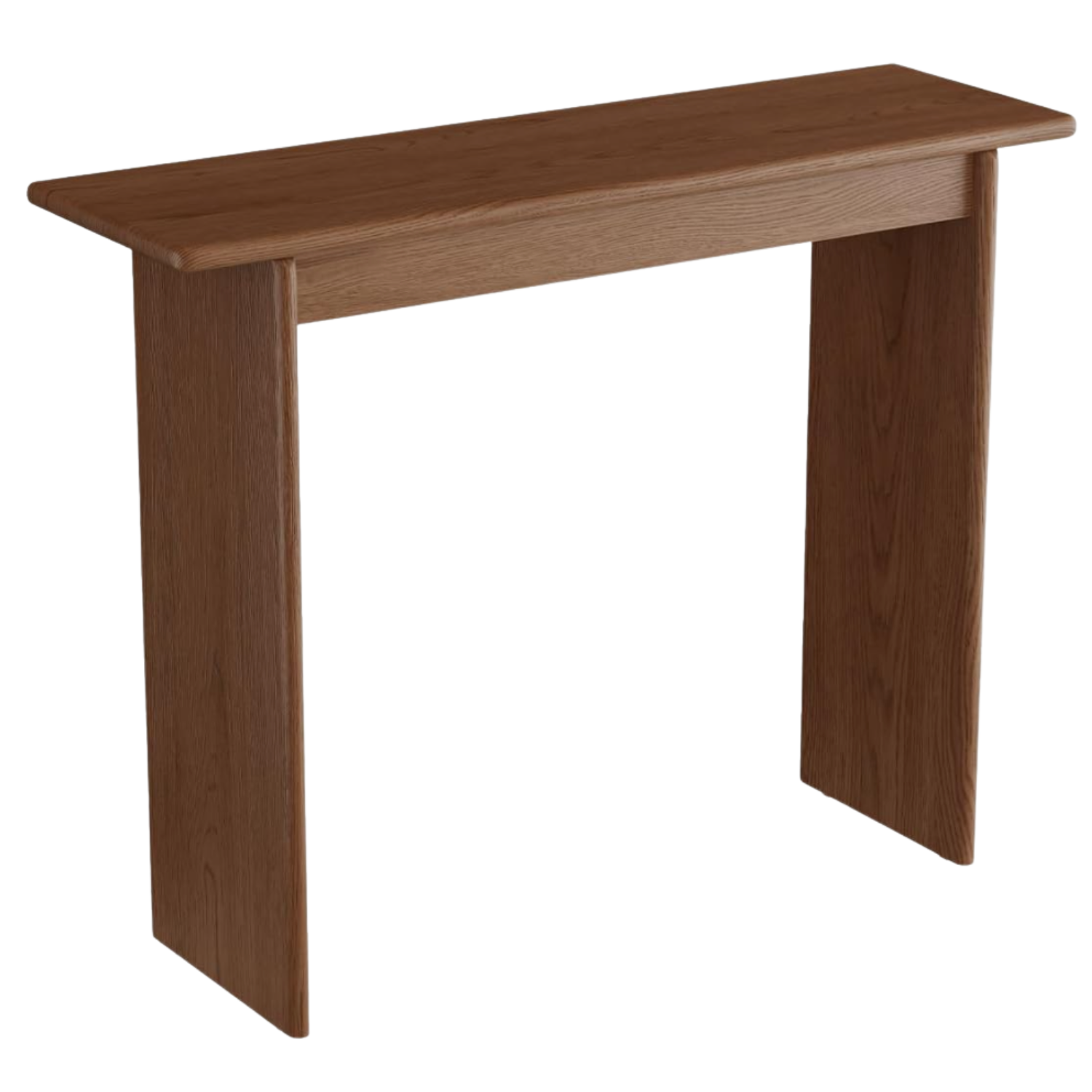 Solid Rubber Wood Narrow Console Table