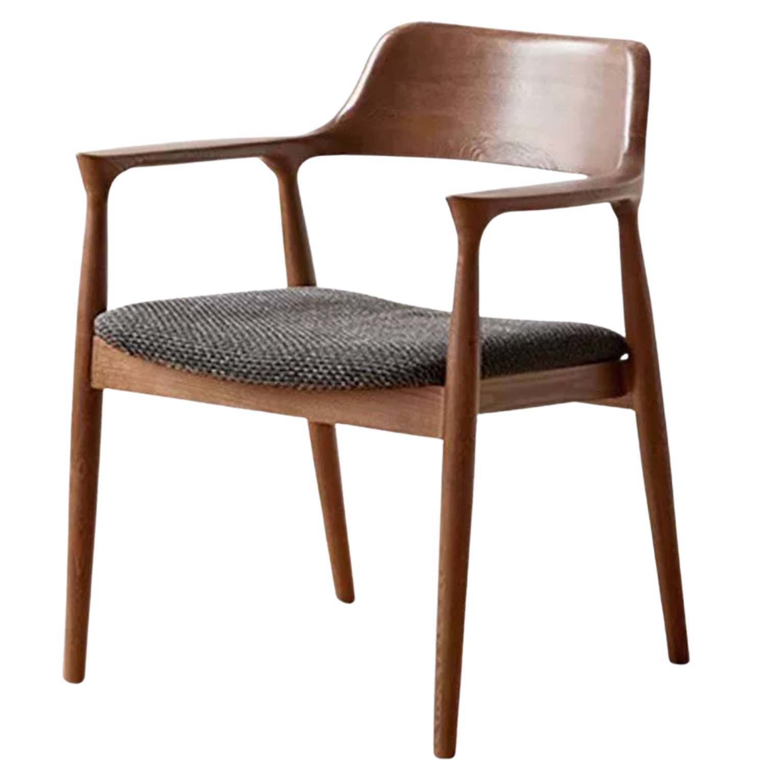 4 pcs -Ash solid wood Sculptural Wishbone-Style Dining Chair
