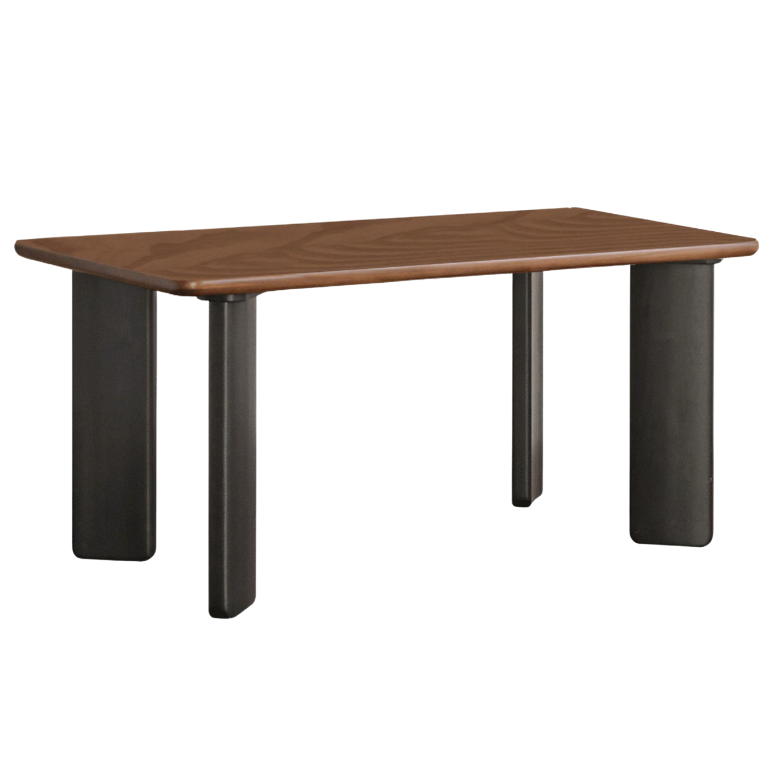Black Walnut, Ash, Golden Pearwood Solid Wood Light Luxury Rectangular Dining Table