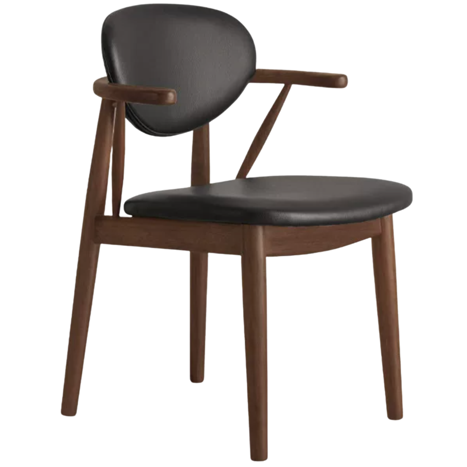 4 pcs Black Walnut, Oak, Sandalwood, Golden Pear, Ash, Dining chair