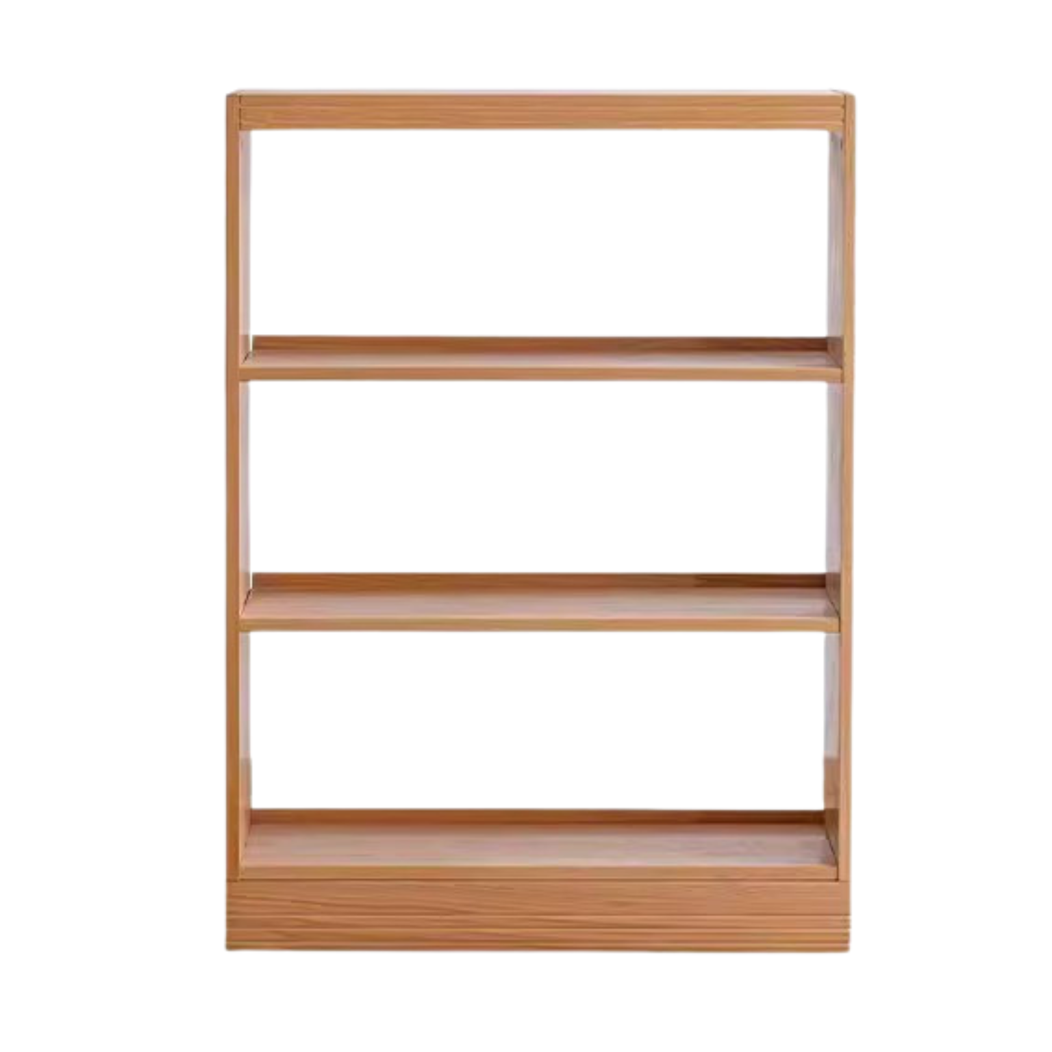 Oak Solid Wood Floor To Ceiling Bookshelves