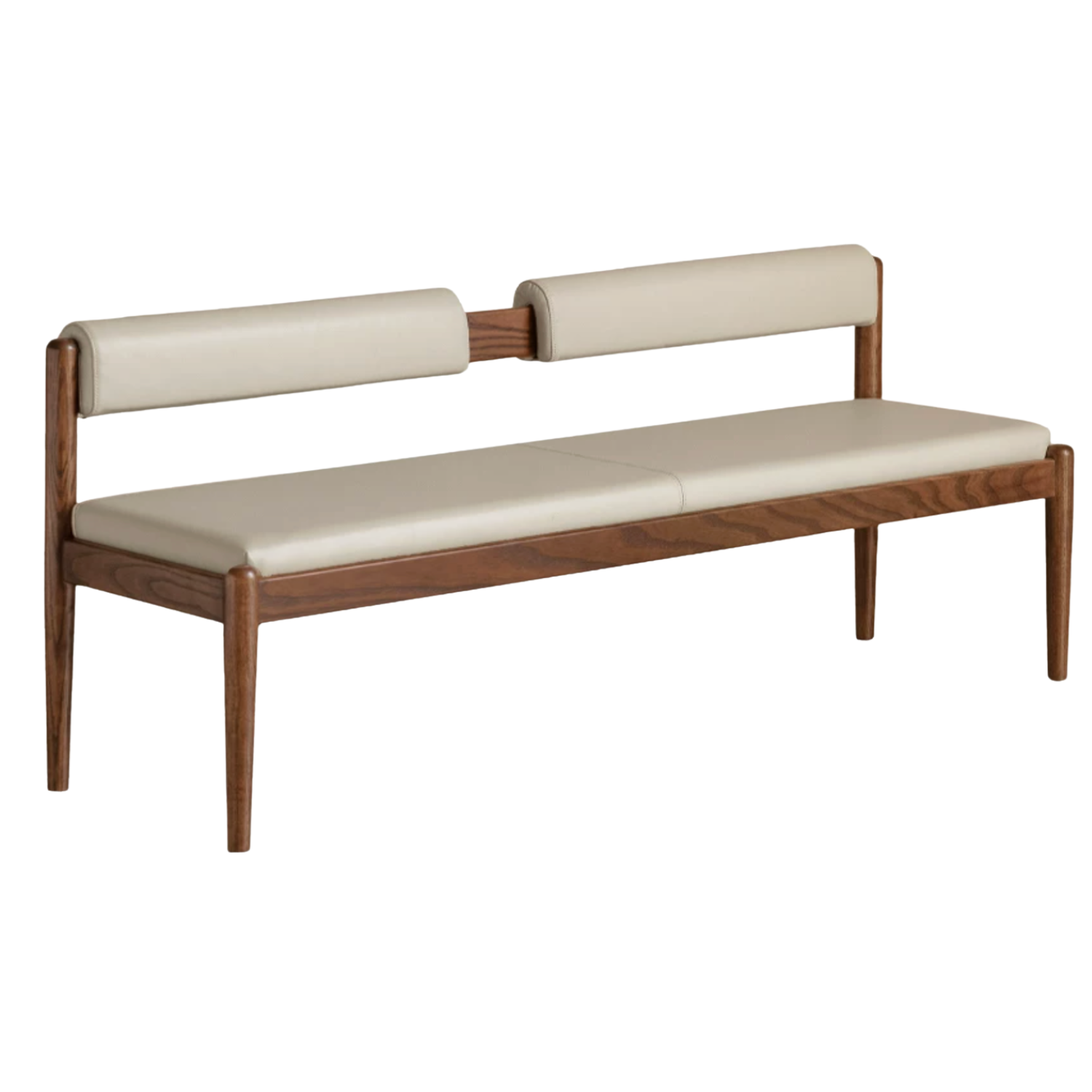 Black Walnut, Oak Solid Wood Long Bench