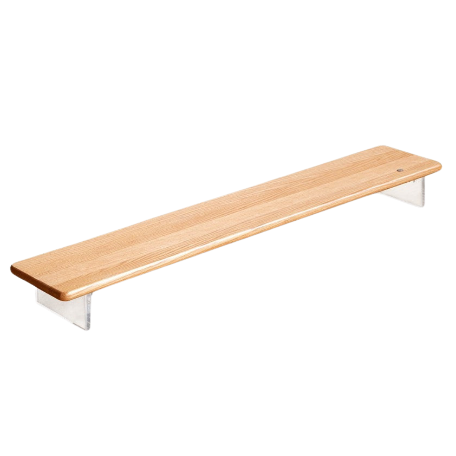Oak, Rubberwood Solid Wood Bracket Suspended Table shelves
