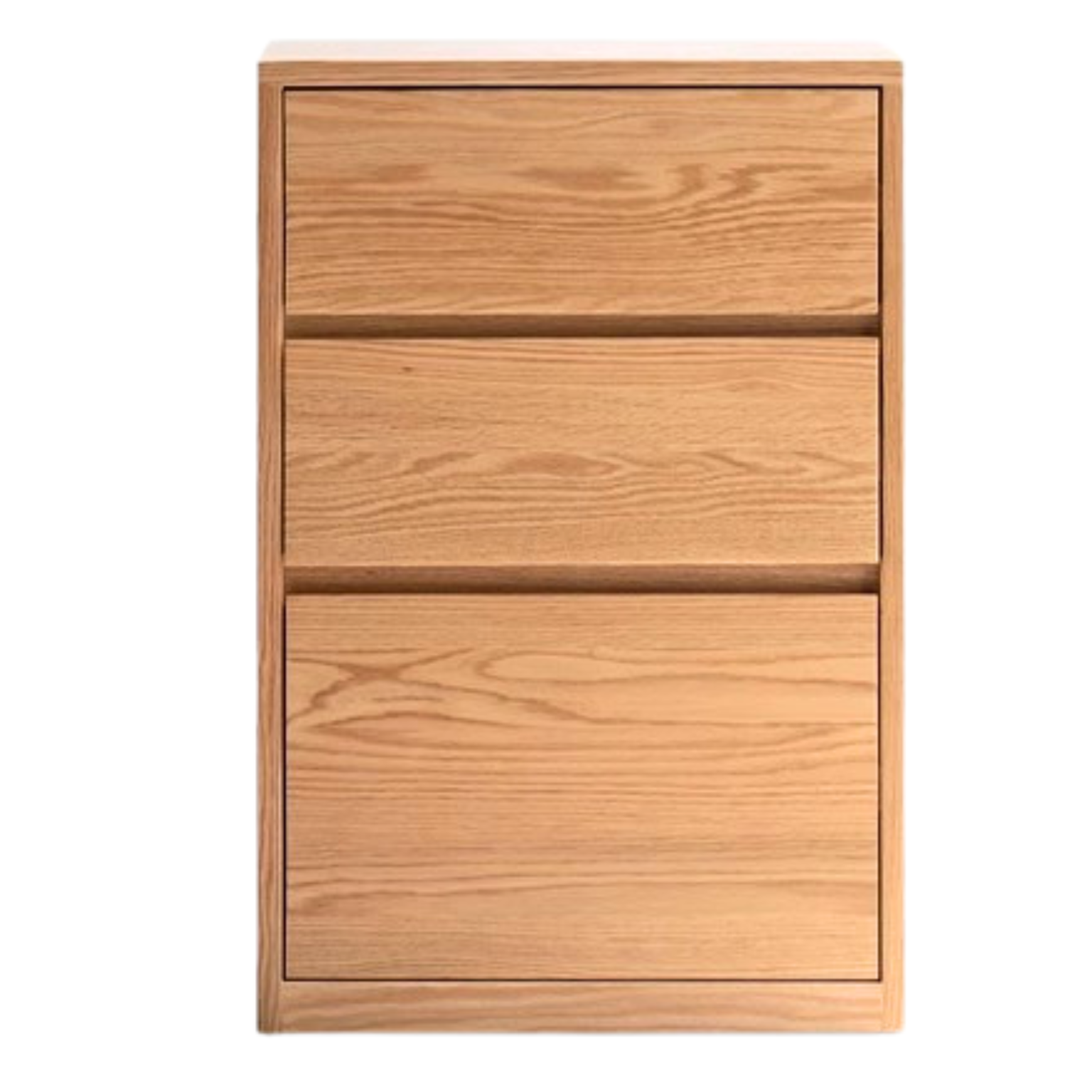 Oak, Solid Rubberwood, Ash Solid Wood Bookcase Free Combination Low Cabinet Floor-Standing Bookshelf