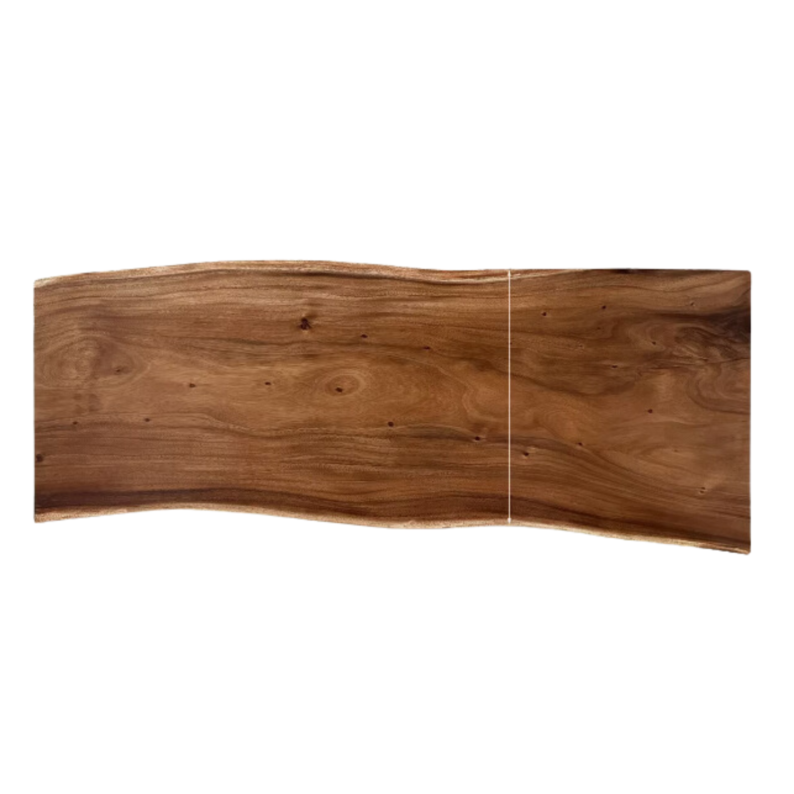 Black Walnut Solid Wood Natural Edge Large Top For Dining Table.