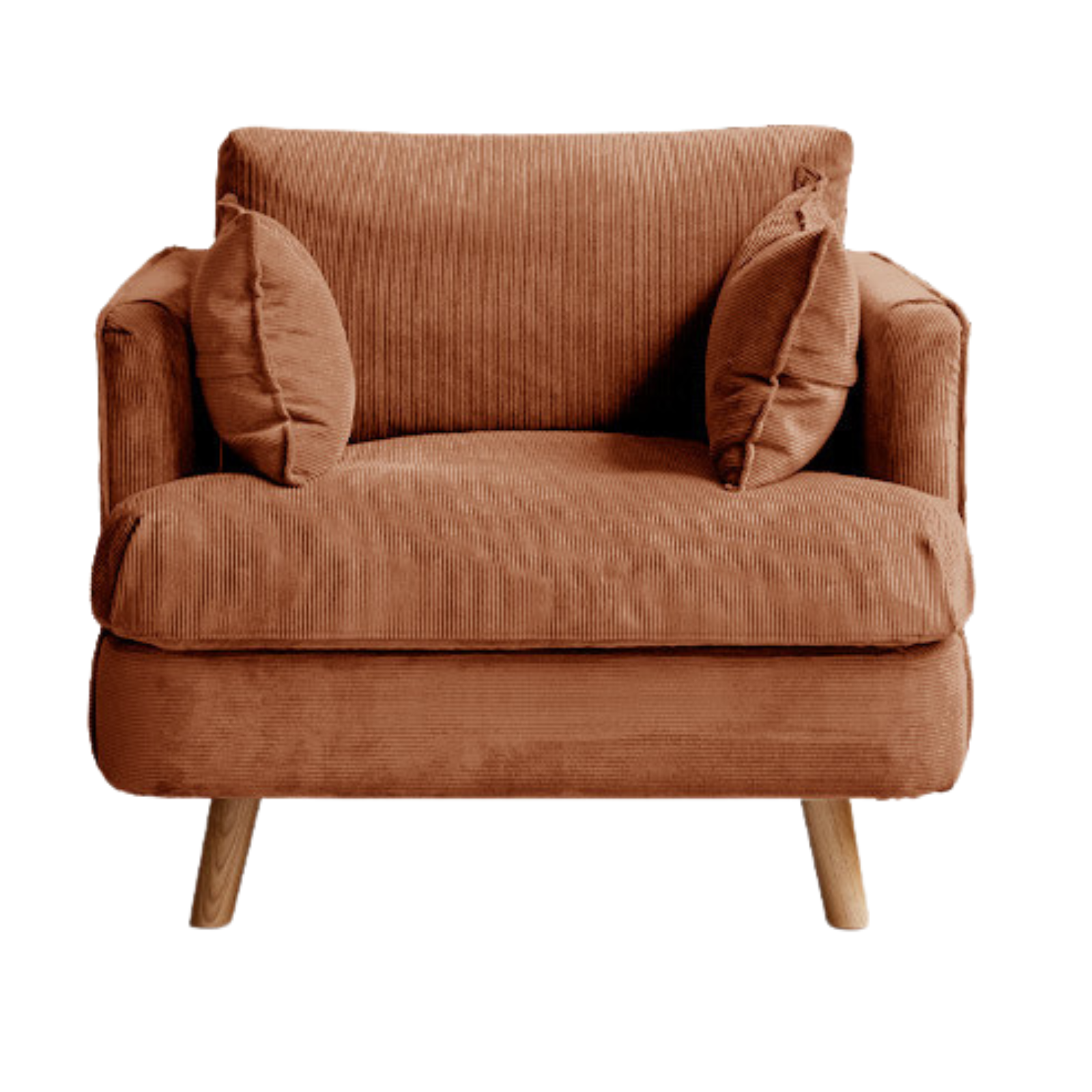 Velvet Retro Straight-row Sofa