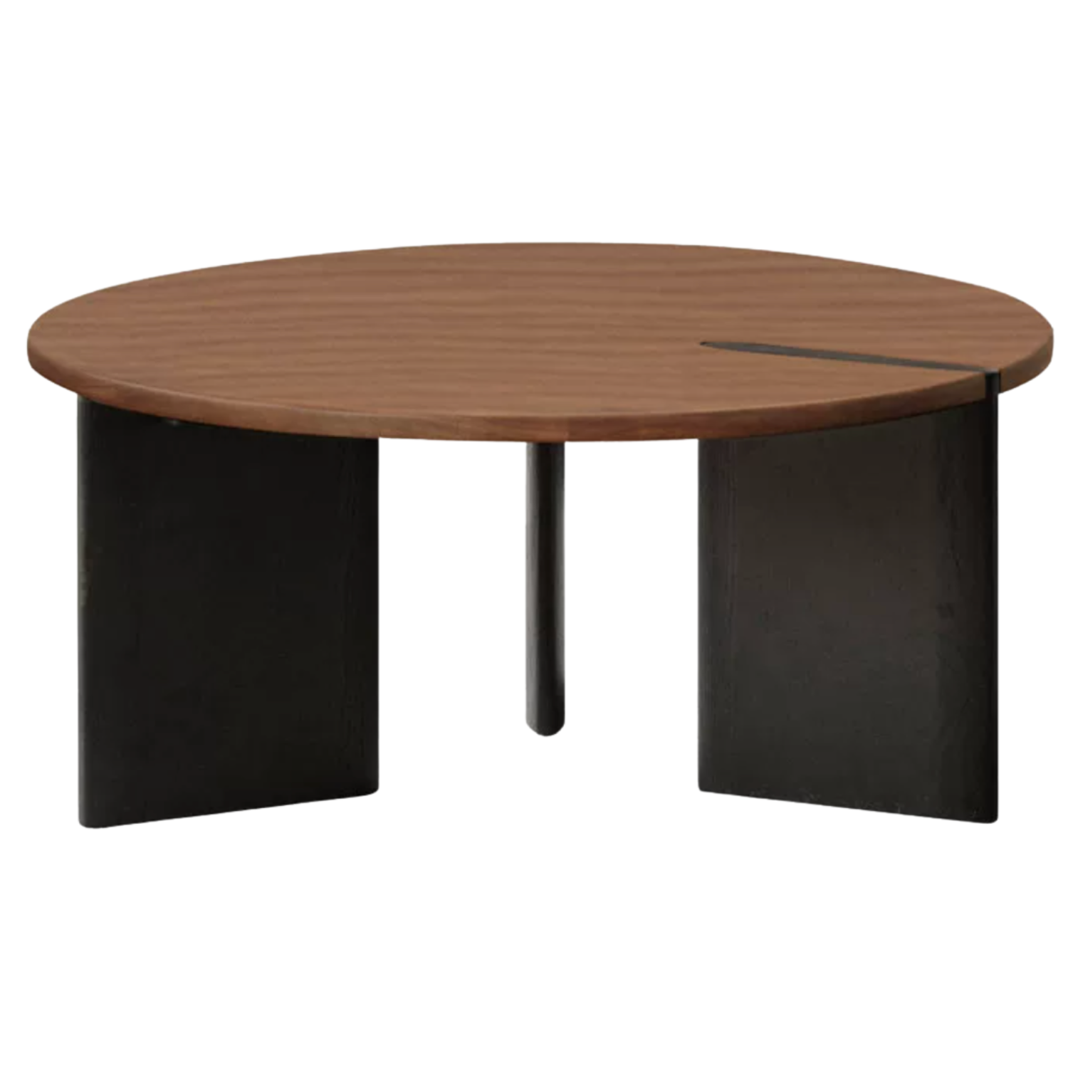 Black Walnut, Ash Solid Wood Italian Light Luxury Coffee Table