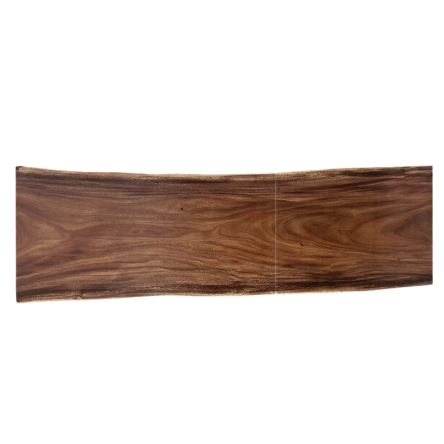 Black Walnut Solid Wood Natural Edge Large Top For Dining Table.