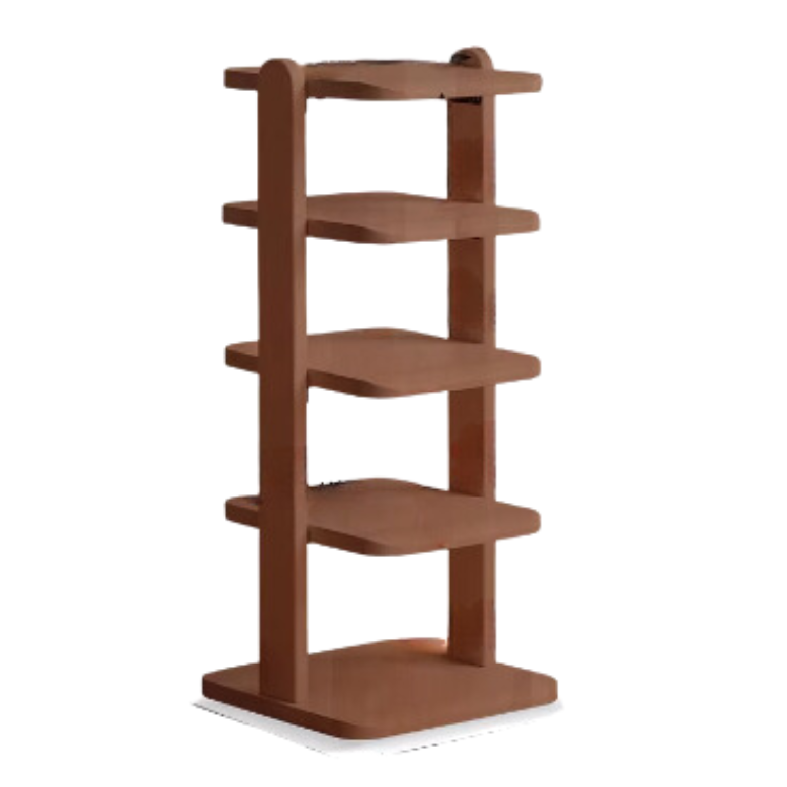 Rubberwood, Beech Solid Wood Narrow Shoe Rack