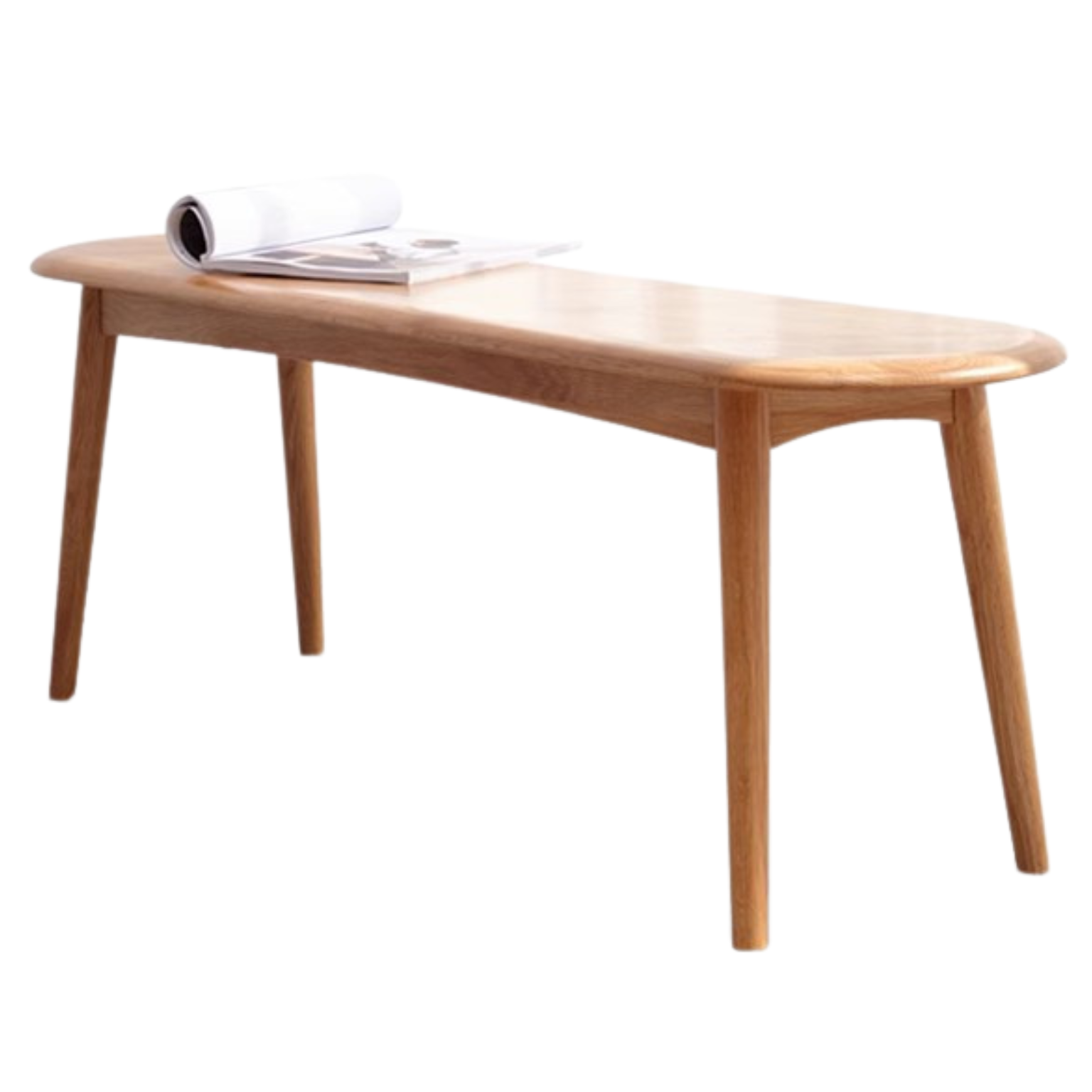 Oak Solid Wood Simple Bench
