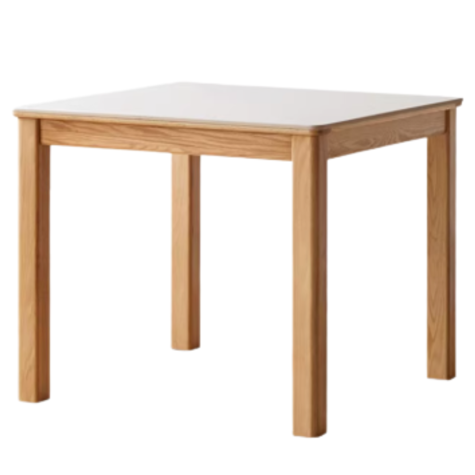 Oak Solid Wood Square Modern Dining Table
