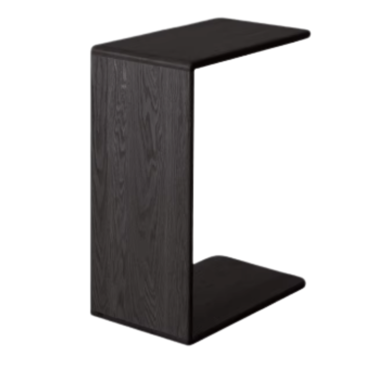 Oak, Ash Solid Wood Multifunctional C-shaped Side Table