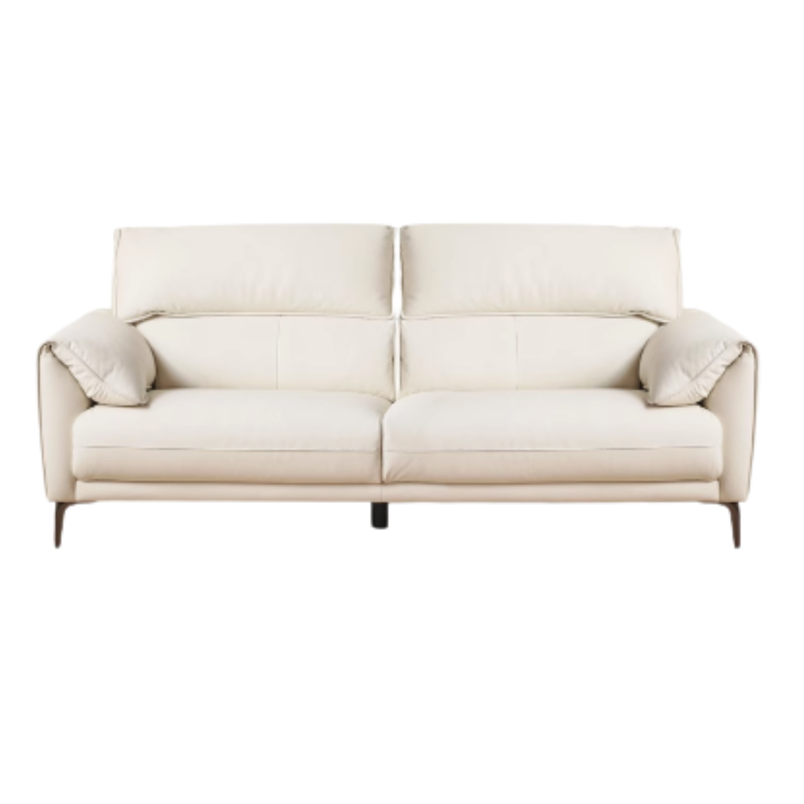 First Layer Cowhide Leather Goose Down Sofa.