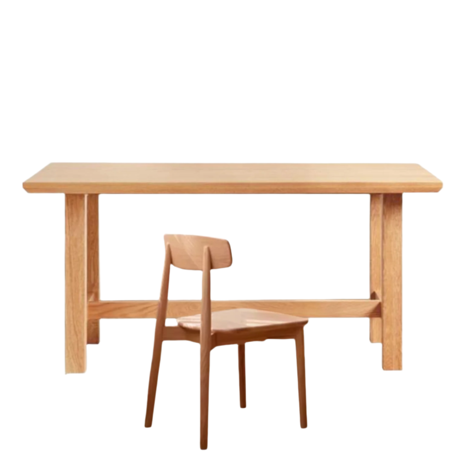 Cherry Solid Wood Rectangular Dining Table