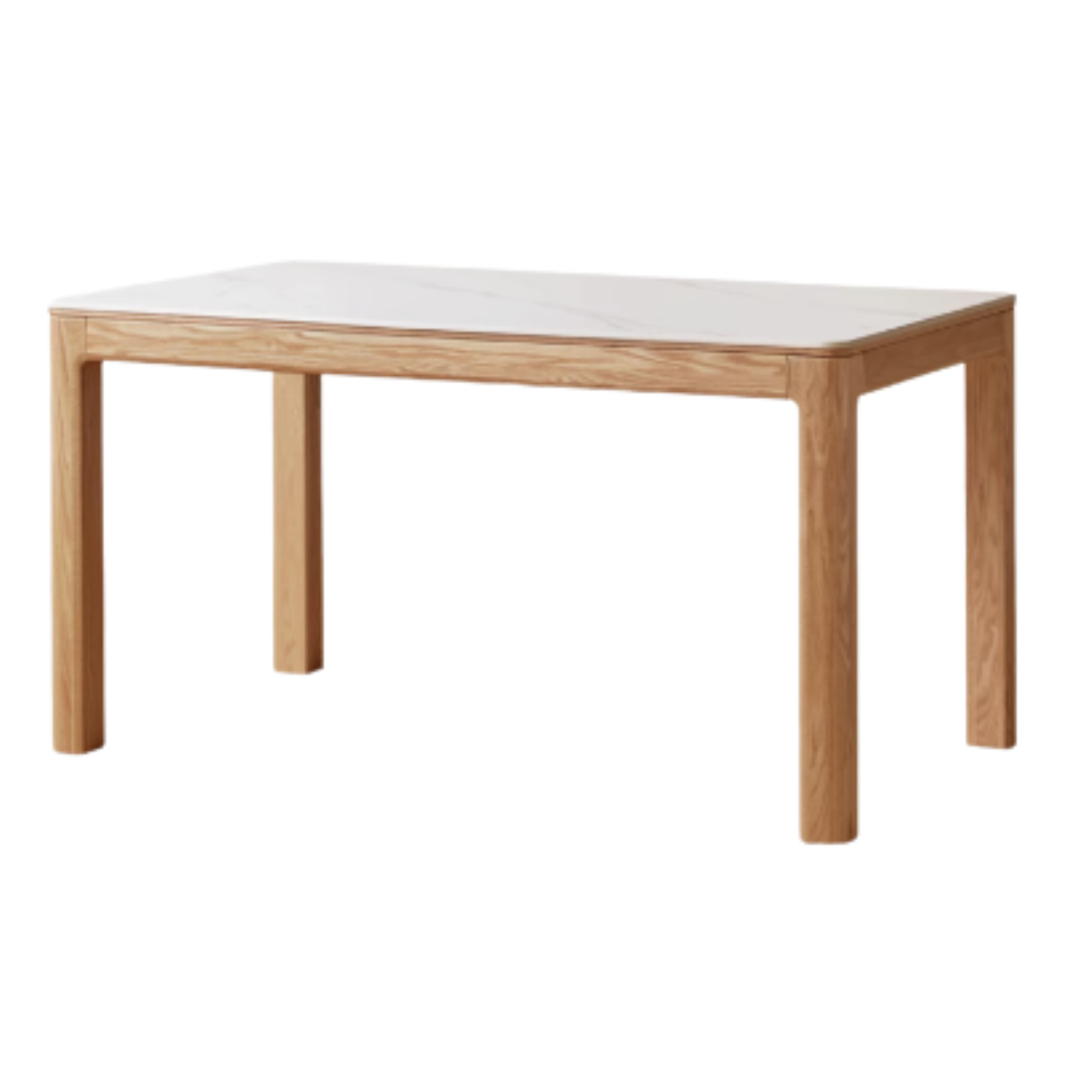 Ash, Oak Solid Wood Modern Rock Dining Table