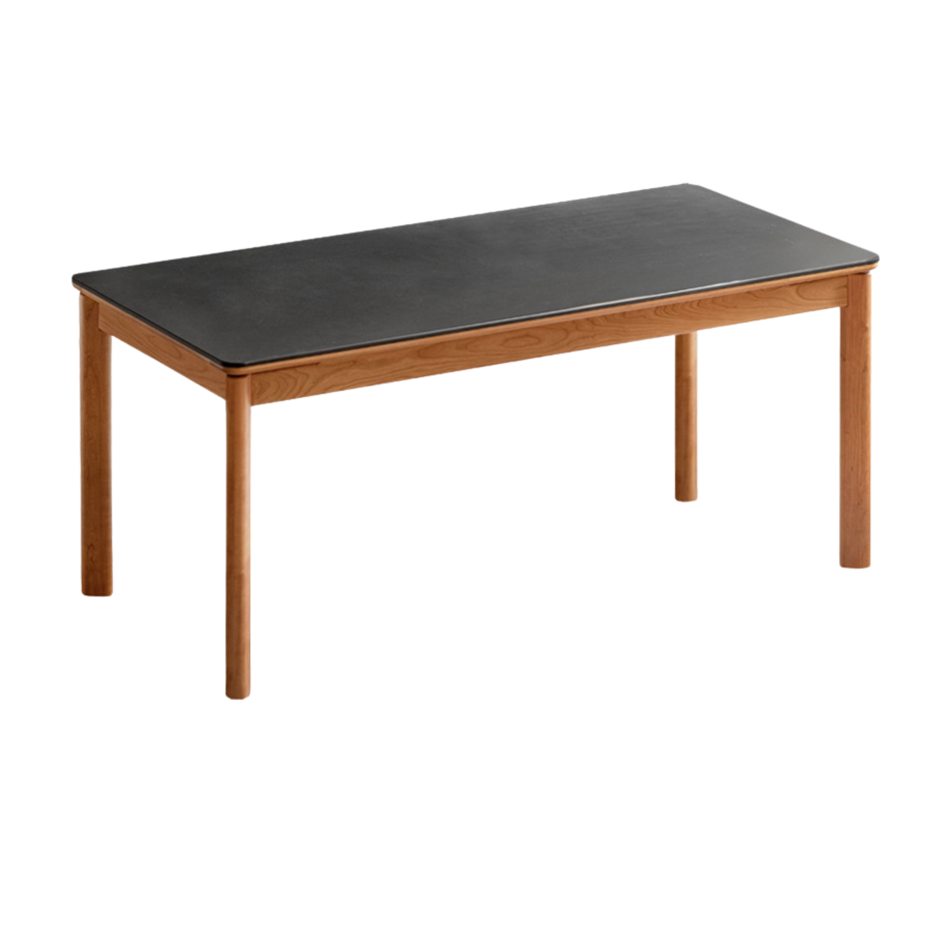 Cherry Solid Wood Rock Board Dining Table