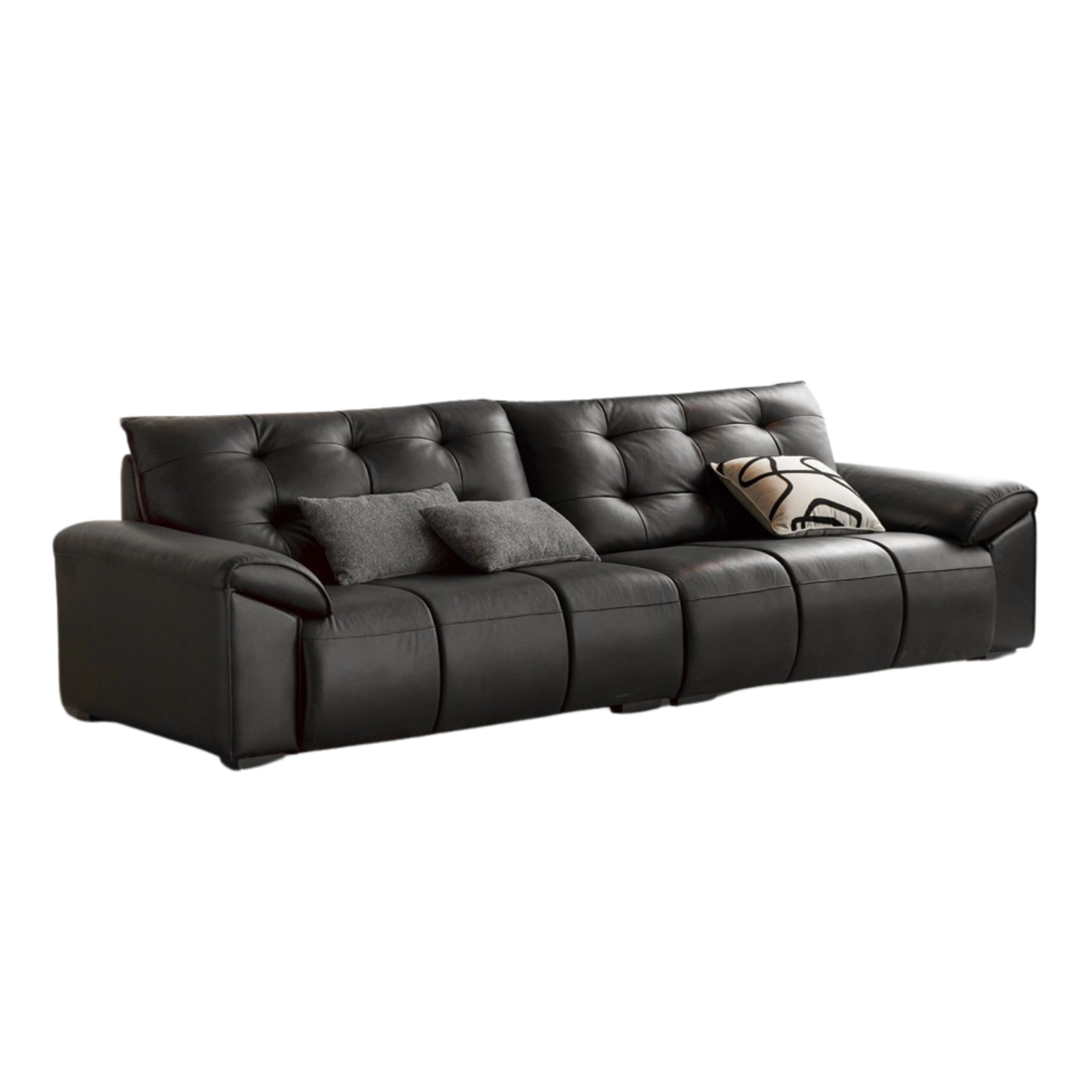 Leather Modern Top Layer Cowhide Leather Sofa,