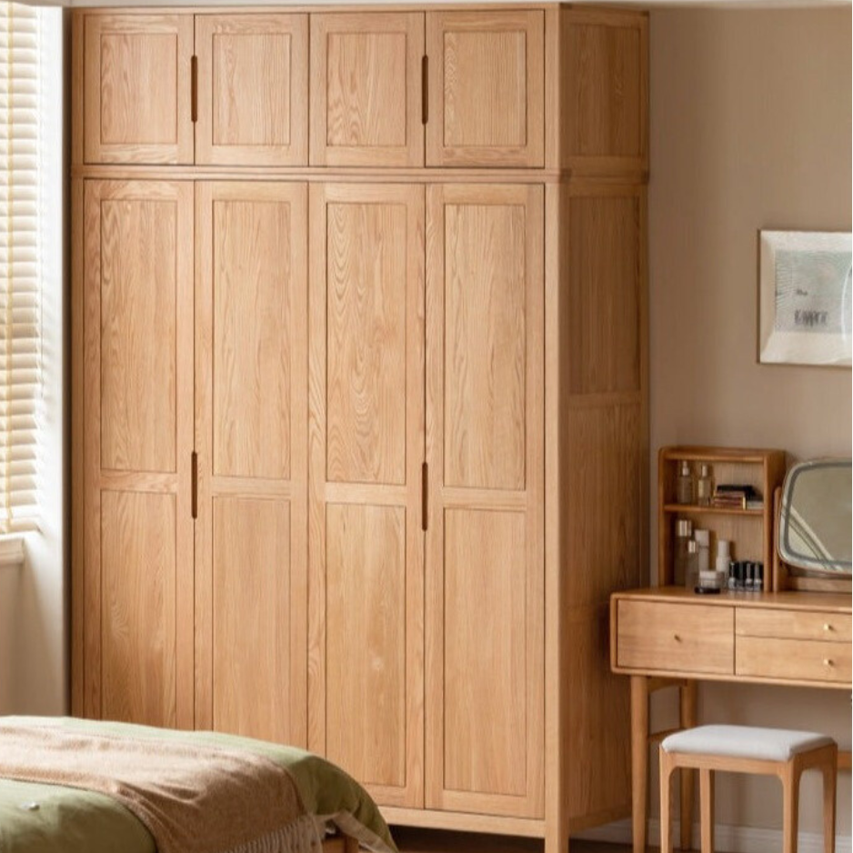 Oak solid wood Wardrobe