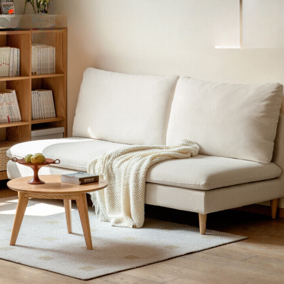 Fabric Double Seat Sofa.