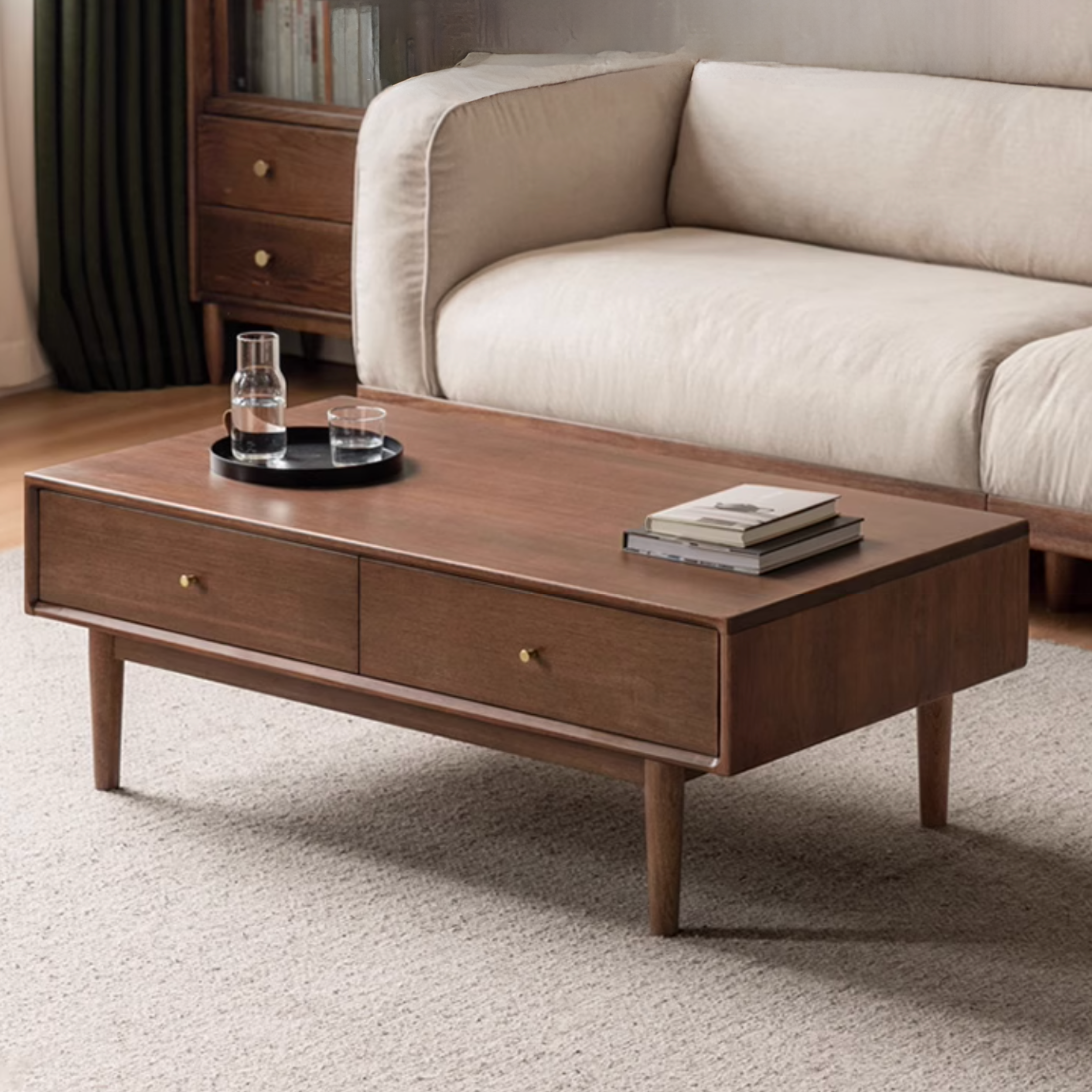 Sandalwood Solid Wood Coffee Table