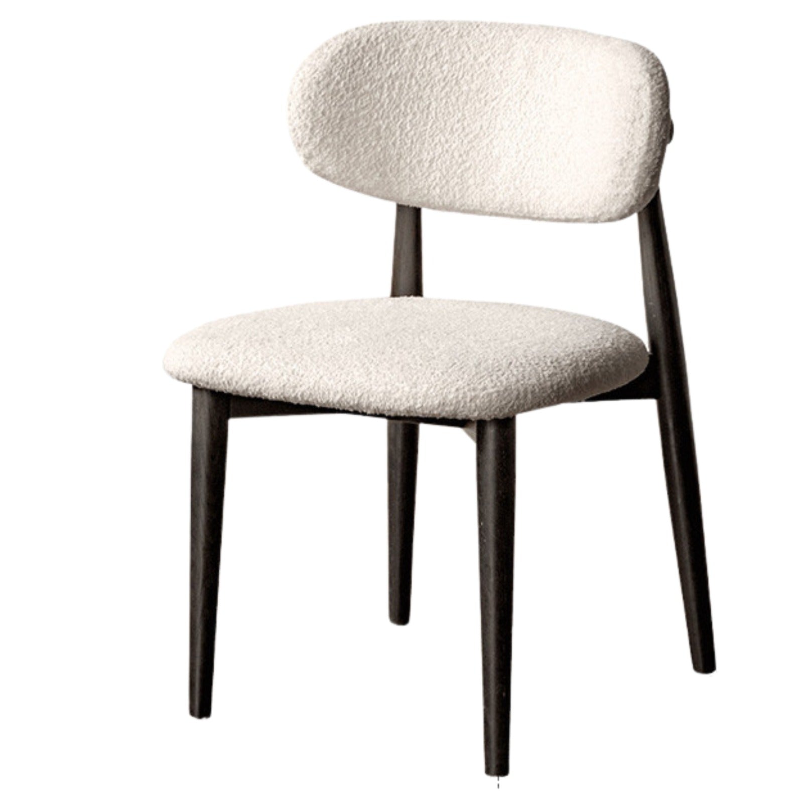 4 pcs set Black Walnut, Ash, Oak Solid Wood Lamb Velvet Cloud Cotton Dining Chair