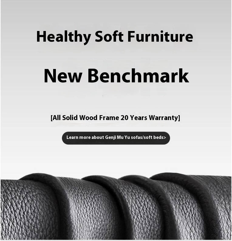 Genuine Leather Ash Solid Wood Sofa Chair, Mid-Century Style, Jersey Island Collection