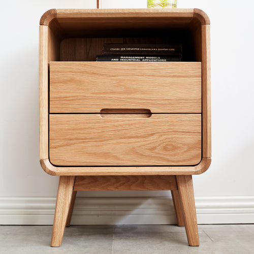 Oak Solid Wood Nightstand