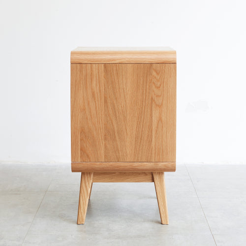 Oak, Beech solid wood nightstand