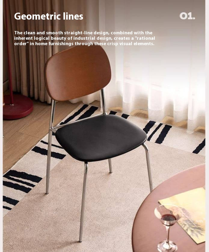 Set 4 pcs Beech Solid Wood Middle-Ancient Style Dining Chair