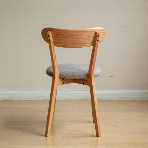 Oak Solid Wood Upholstered Dining Chair