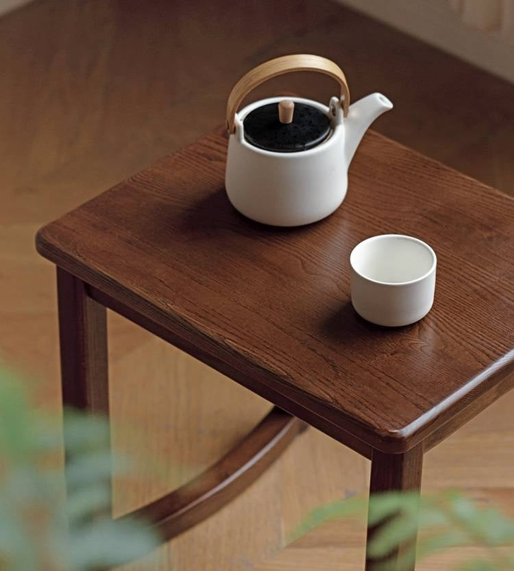 Ash, Oak Solid Wood Modern and Simple Style Tea Stool