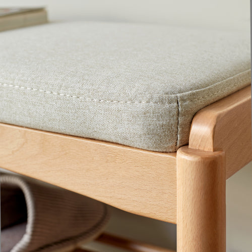 Beech Solid Wood Shoe Storage Bench