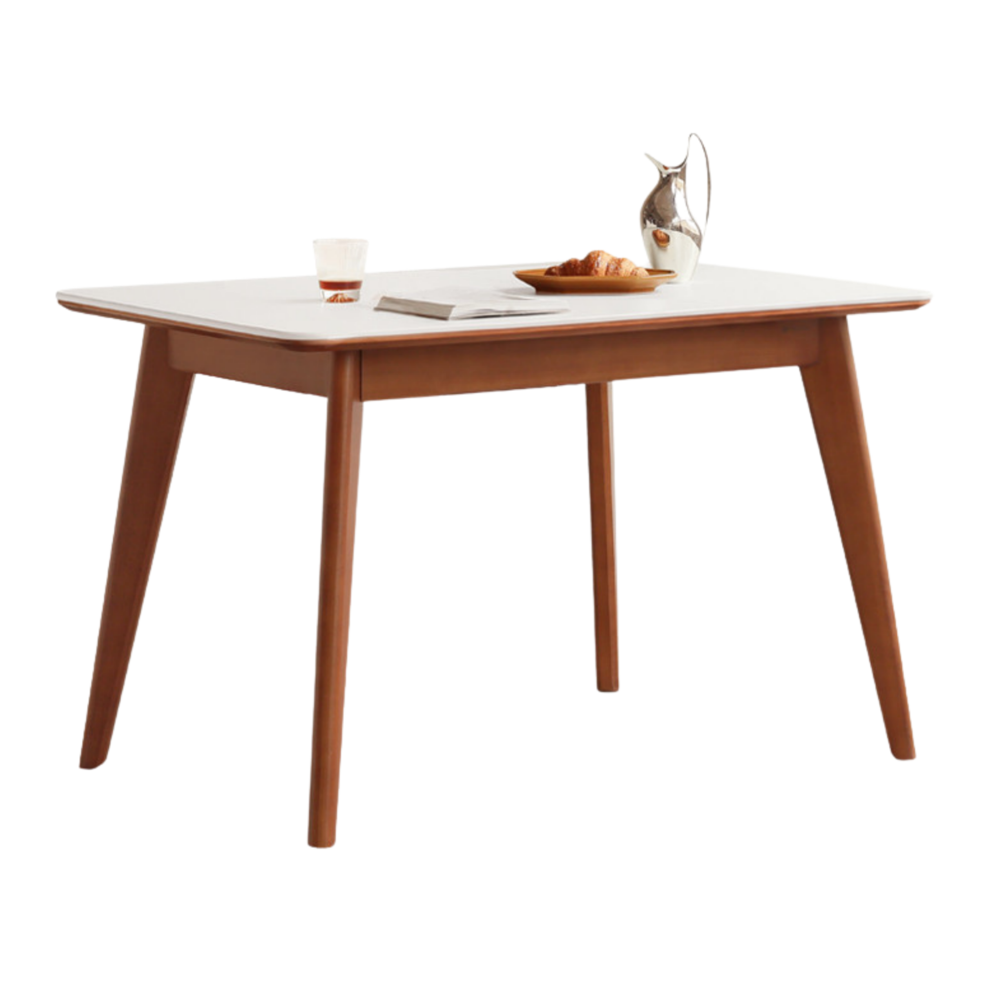 Tulipwood Solid Wood Retro Style Dining Table