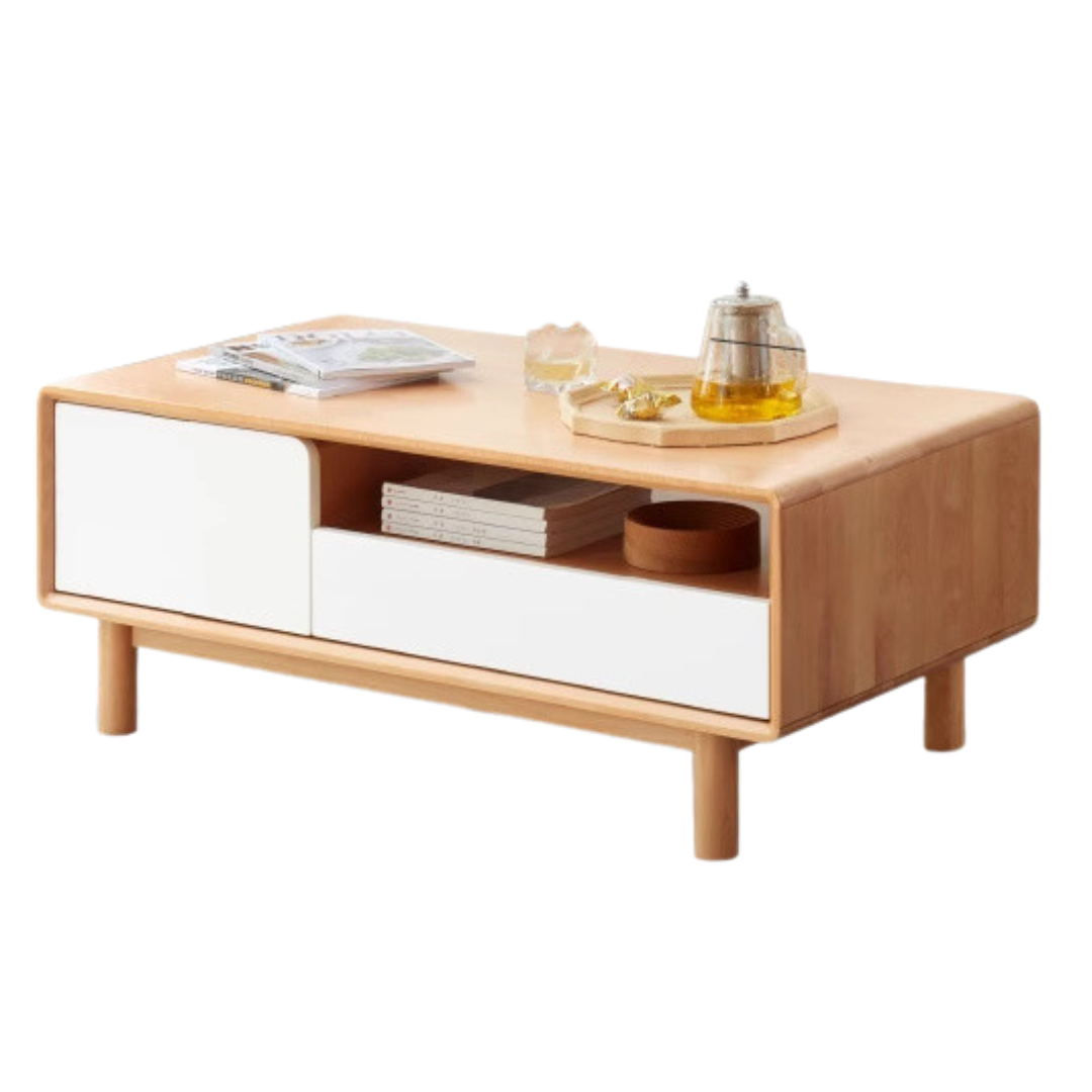Beech Solid Wood Warm Coffee Table