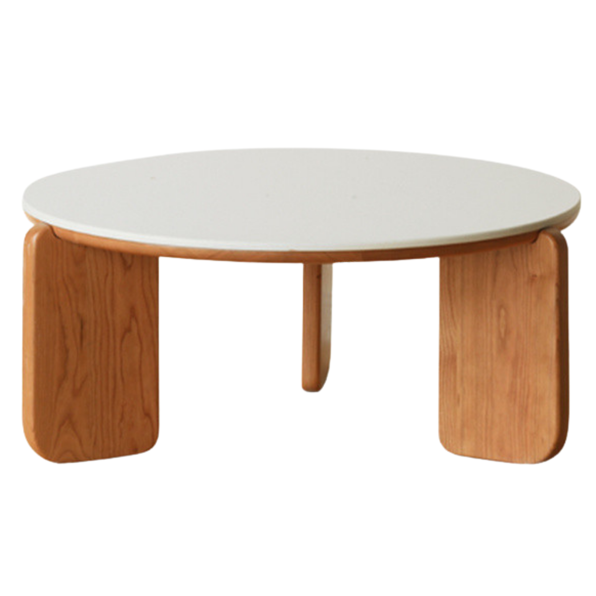 Cherry Solid Wood Slab Coffee Table