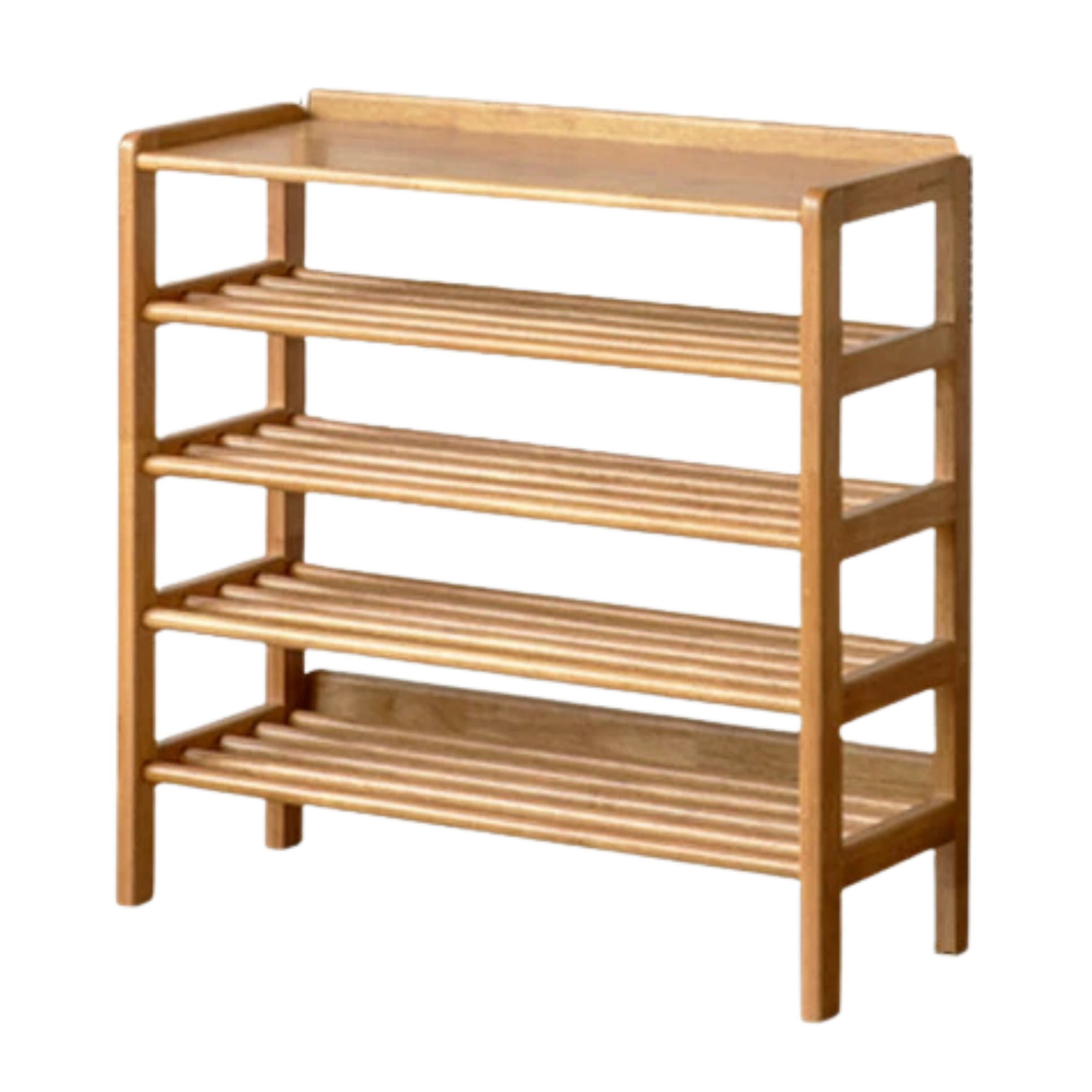 Solid RubberWood Multi-Tiered Shoe Rack For Shoes, Clothes And Hats
