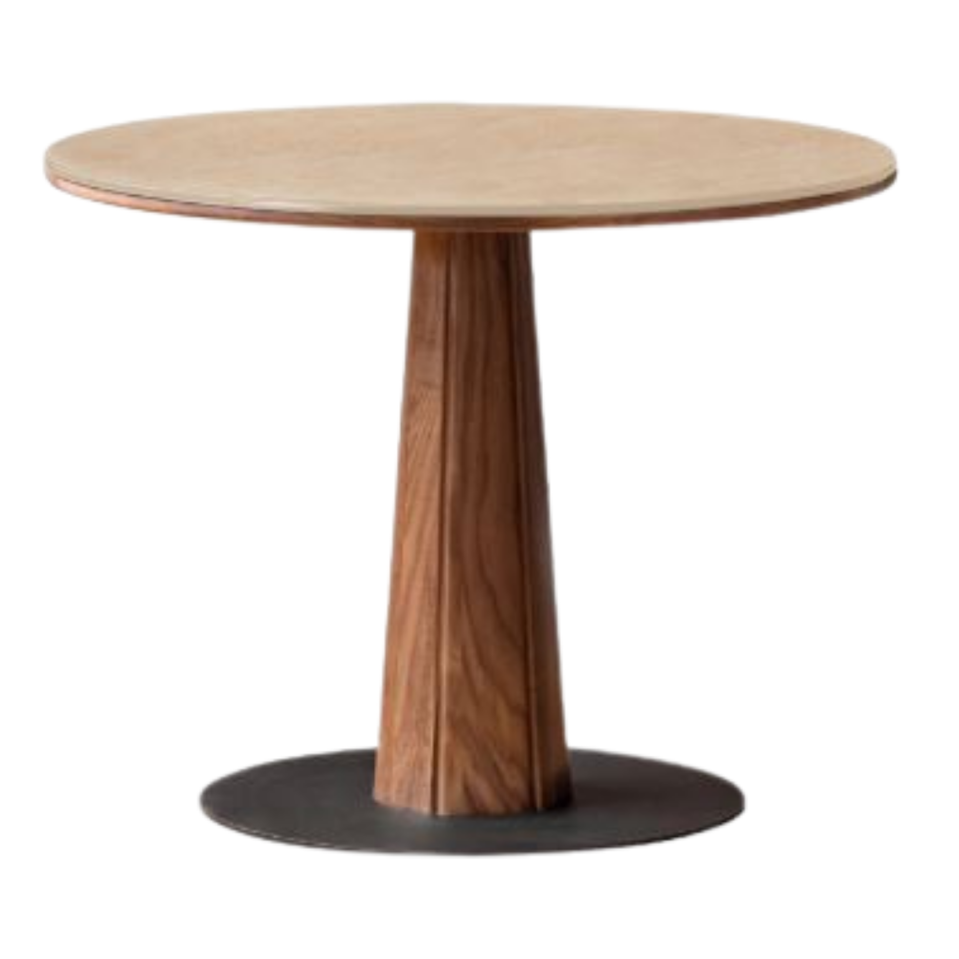 Black Walnut, Ash, Sandalwood Solid Wood Round Dining Table