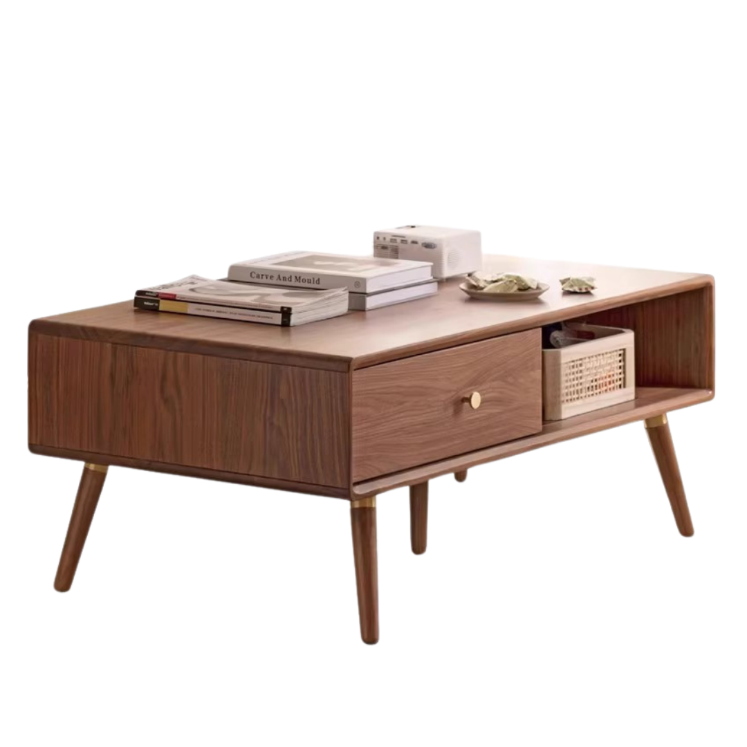 Black Walnut Solid Wood Coffee Table