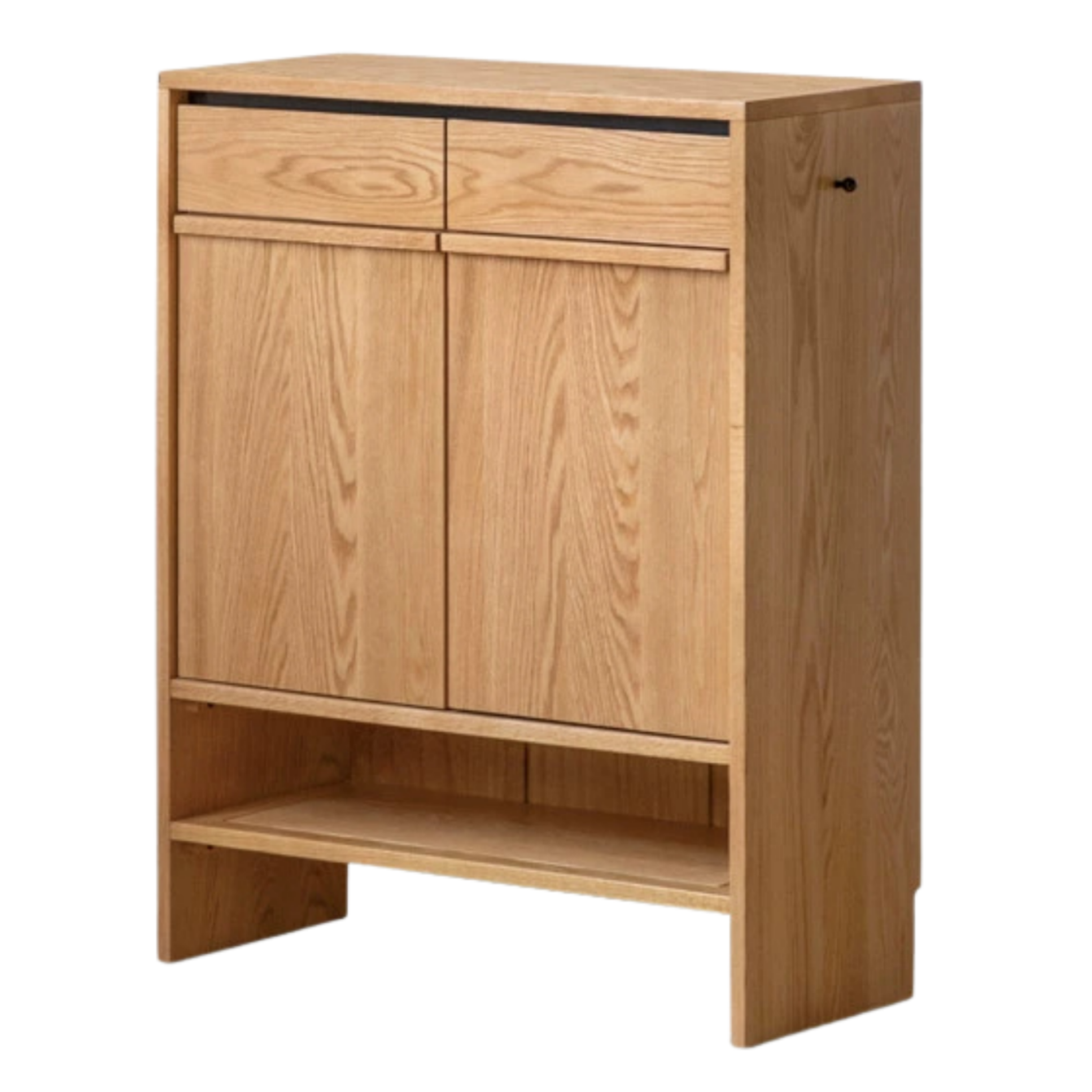 Oak Solid Wood Capacity Shoe Cabinet